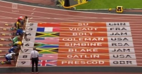 Justin Gatlin est champion du monde du 100m, Usain Bolt seulement en bronze