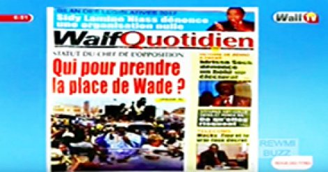 Revue de Presse WalfTv du Vendredi 16 Février 2018