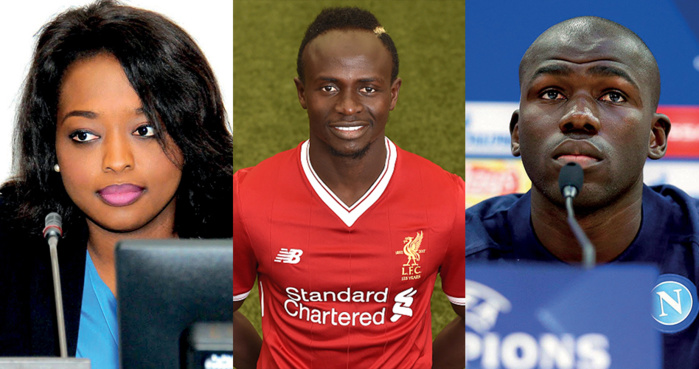 Sadio Mané, Amy Sarr Fall et Kalidou Koulibaly distingués parmi les 100 jeunes africains les plus influents du continent africain