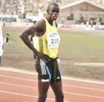 Mamadou Kassé Hann en demi-finale du 400 m haies