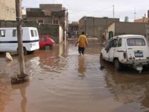 Des sous-quartiers de Diacksao et Diamaguène sous les eaux