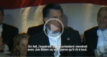 REGARDEZ. Echanges humoristiques entre Mitt Romney et Barak Obama