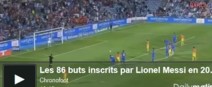 Les 86 buts de Lionel Messi