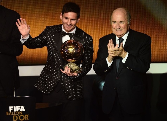 Messi remporte son 4e Ballon d'or consécutif