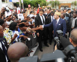 Digne accueil de Sa Majesté Le Roi Mohammed VI à Libreville