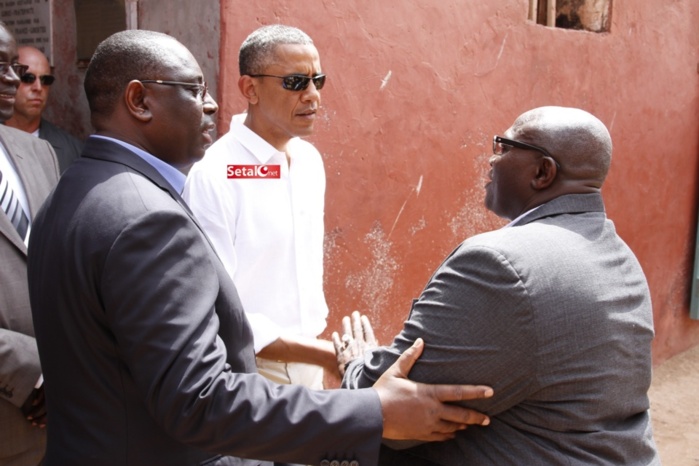 REGARDEZ. Les images de la visite du couple présidentiel américain à Dakar