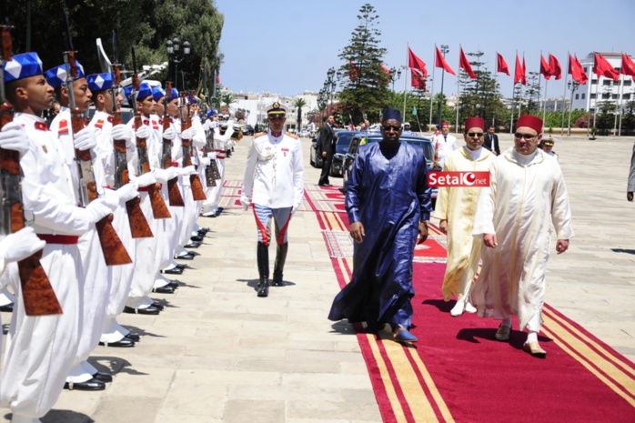 REGARDEZ. Les images de la visite de Macky Sall au Maroc