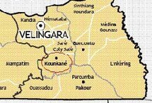 Vélingara/ Les activités socio économiques des marchés  hebdomadaires  et de la sous région tournent au ralenti à cause du virus d’Ebola.Des Guinéens coincés à la gare routiére de Diaobé.