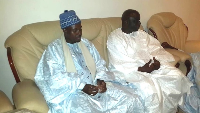 Idrissa Seck à Touba auprès de Serigne Bassirou M'backé Abdou Khadre.