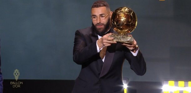 Karim Benzema sacré Ballon d'Or 2022