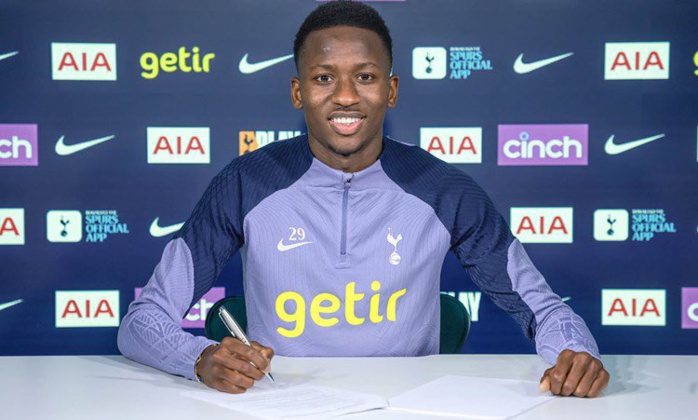 Officiel : Pape Matar Sarr a signé un nouveau contrat à Tottenham