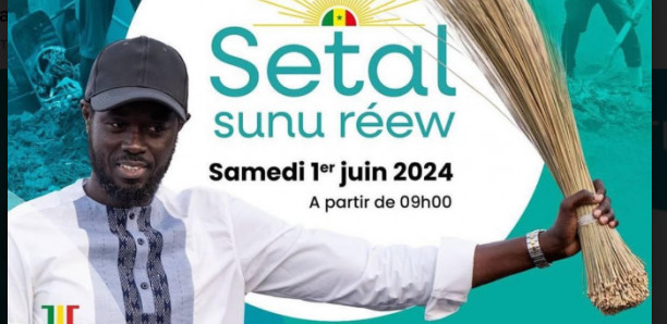 « Setal Sunu Réew » : Le PR Bassirou Diomaye Faye donne rendez-vous aux Sénégalais ce 1er juin