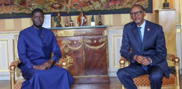 Rencontre à Paris : Bassirou Diomaye Faye et Paul Kagame discutent coopération bilatérale