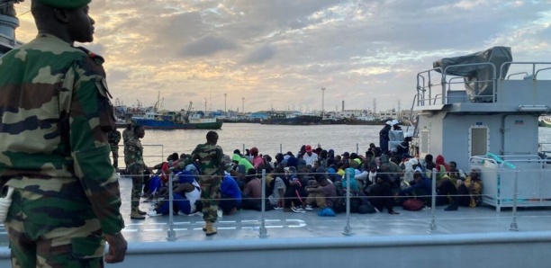 200 migrants irréguliers interceptés au large de Saint-Louis