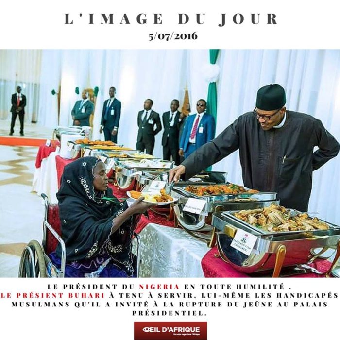 Belle leçon d'humanisme du Président Nigérian