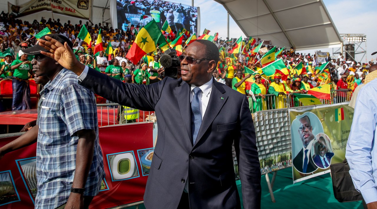 Pose de la Première Pierre du Stade du Sénégal