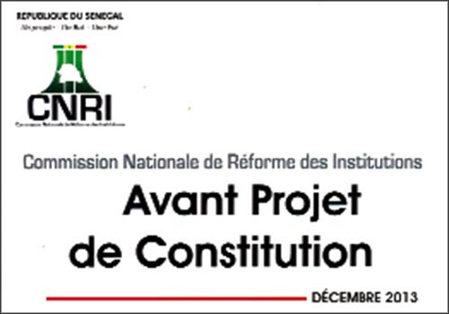 Document : L’intégralité de l’Avant-projet de la Constitution