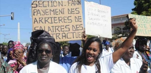 Mouvement d'humeur : Les travailleurs de la santé et des collectivités territoriales posent leurs revendications