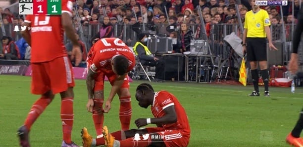 Bayern Munich : À quelques jours du mondial, Sadio Mané sort sur blessure