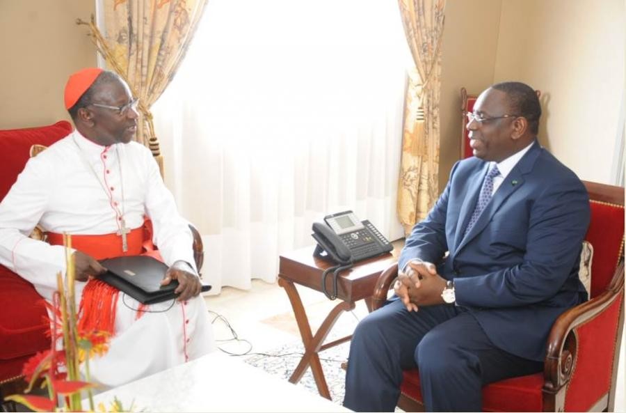 Macky Sall reçoit le Cardinal