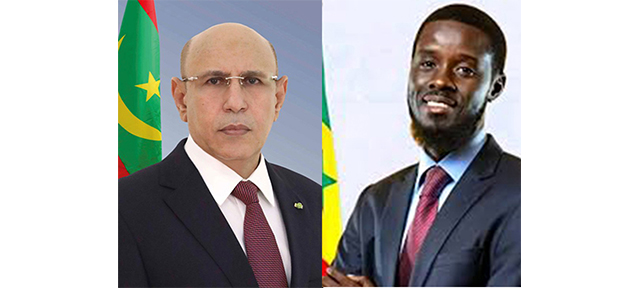 Bassirou Diomaye Faye a félicité Mohamed El Ghazouani pour sa réélection, selon l’AMI