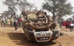 Accident sur l'autoroute Ila Touba : Un 4X4 du cortège du ministre conseiller Coumba Ndoffène fait un tonneau occasionnant 7 blessés graves