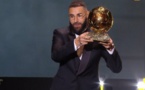 Karim Benzema sacré Ballon d'Or 2022