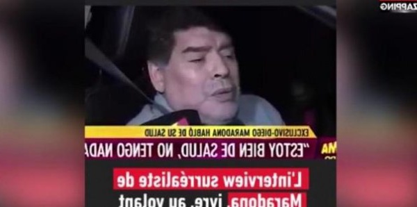 Argentine : Quand Maradona est interviewé ivre au volant