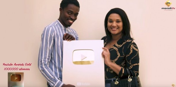 Marodi Tv gagne le Trophée Or de Youtube