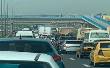 Autoroute à péage (Rufisque-Dakar) : Un carambolage fait ralentir la circulation... un bouchon de 5 km constaté ce lundi